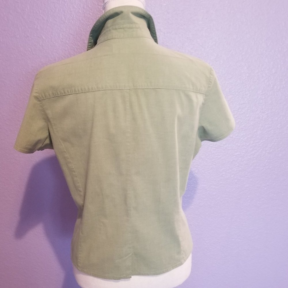 Collared button down blouse - Picture 2 of 2